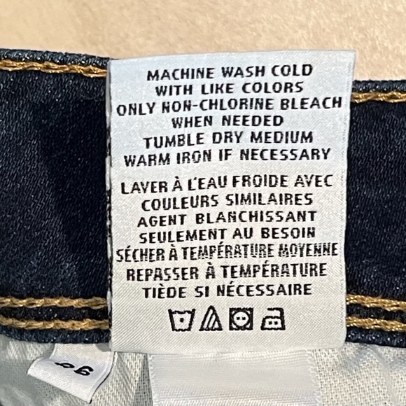 Hudson Croxley Mid Thigh Blue Denim Rolled Cuff Short  Size 26. NWT - Picture 14 of 14